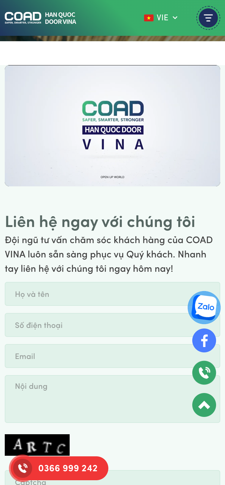 COAD VINA - Top 1 thương hiệu cửa cuốn tại Việt Nam & Hàn Quốc