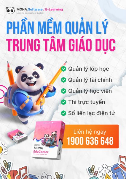 Phần mềm quản lý trung tâm giáo dục