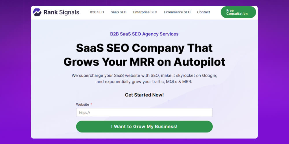 Rank Signals công cụ kiểm tra backlink 