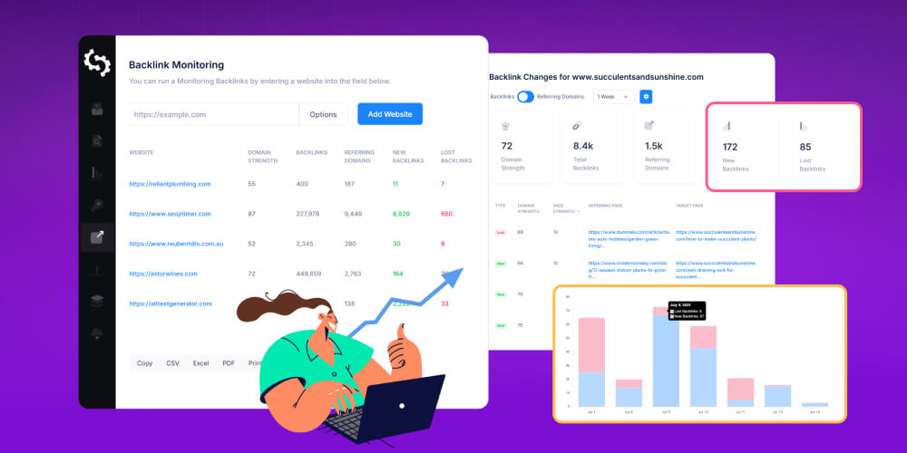 tool check backlink Monitor Backlinks 