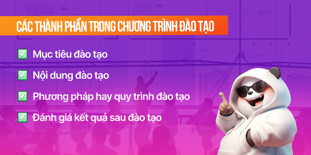 Các thành phần chủ yếu của chương trình đào tạo