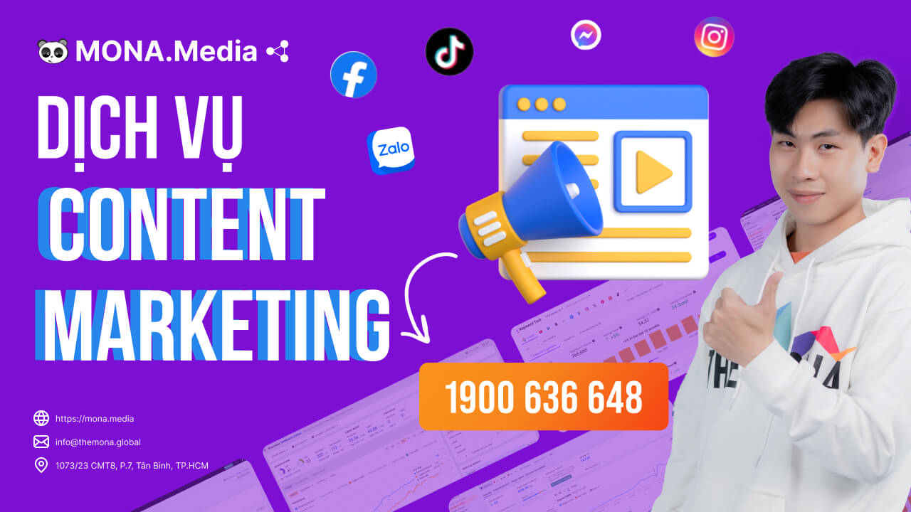 Dịch vụ Content Marketing của MONA Media