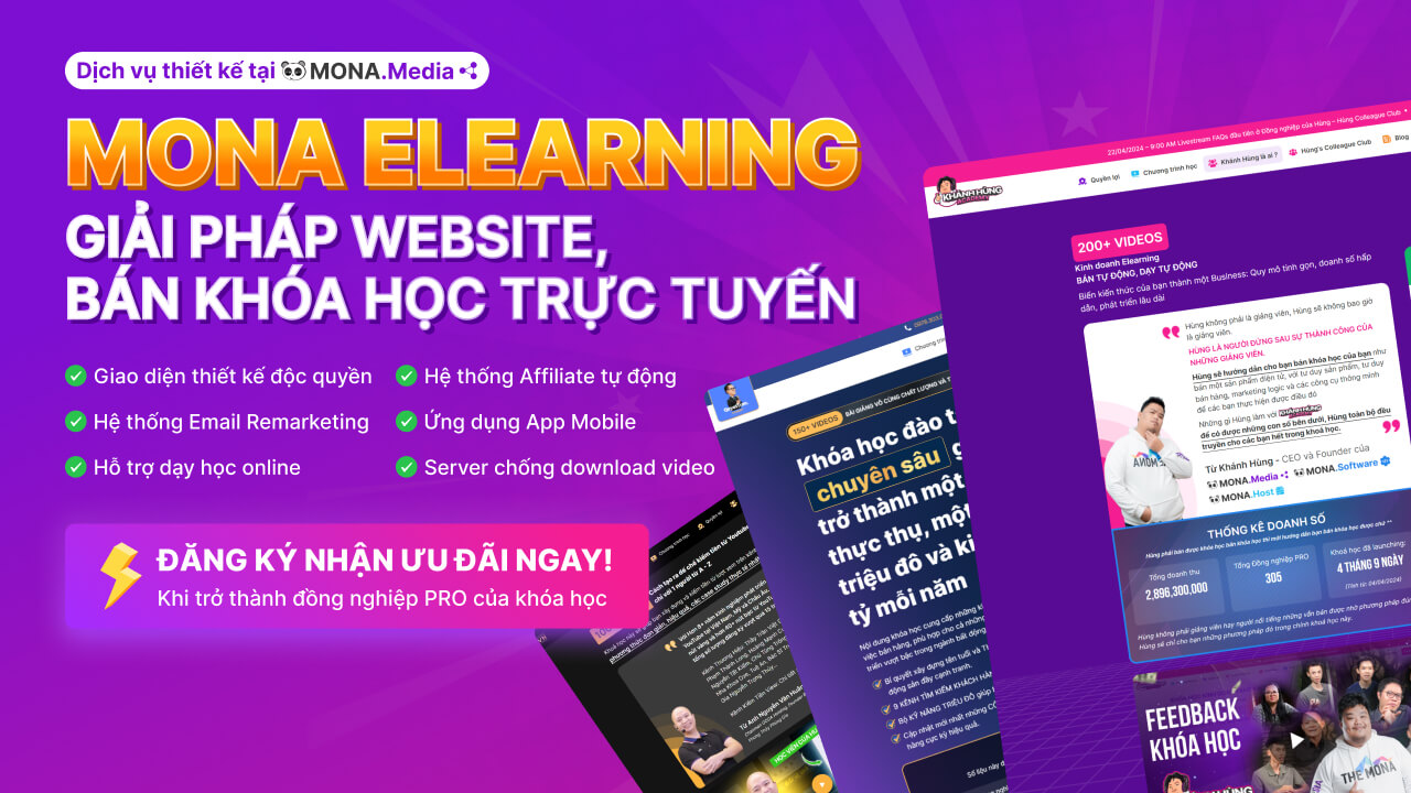 Hệ thống MONA Elearning