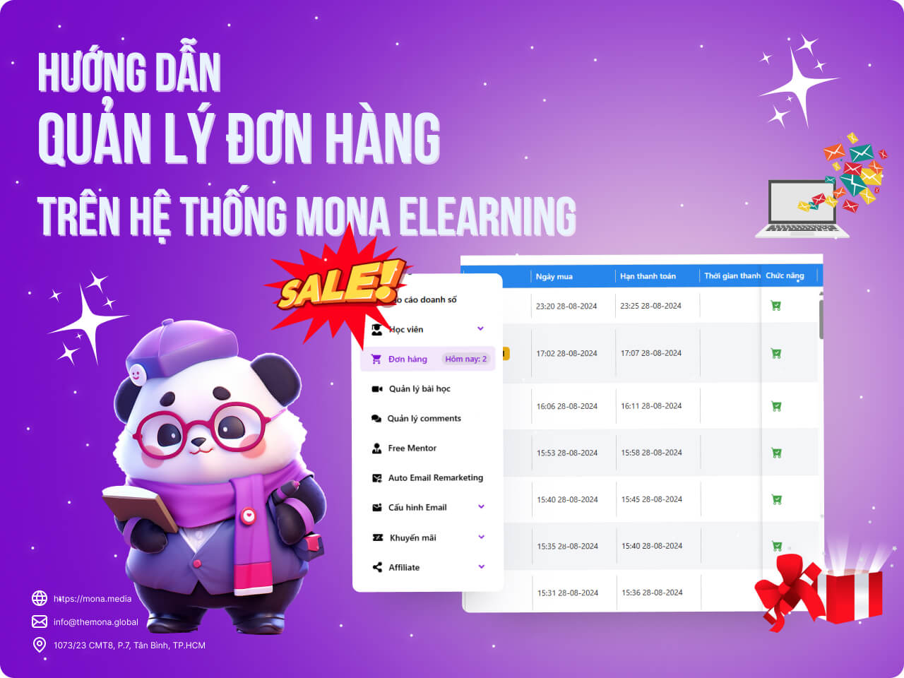 Hướng dẫn quản lý đơn hàng