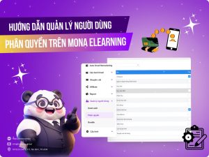 Hướng dẫn quản lý người dùng/phân quyền trên MONA Elearning