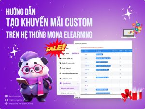 Hướng dẫn tạo khuyến mãi custom trên MONA Elearning