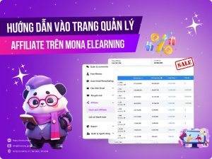 Hướng dẫn cách vào trang quản lý Affiliate trên MONA Elearning