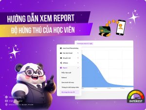 Hướng dẫn xem report độ hứng thú của học viên trên MONA Elearning