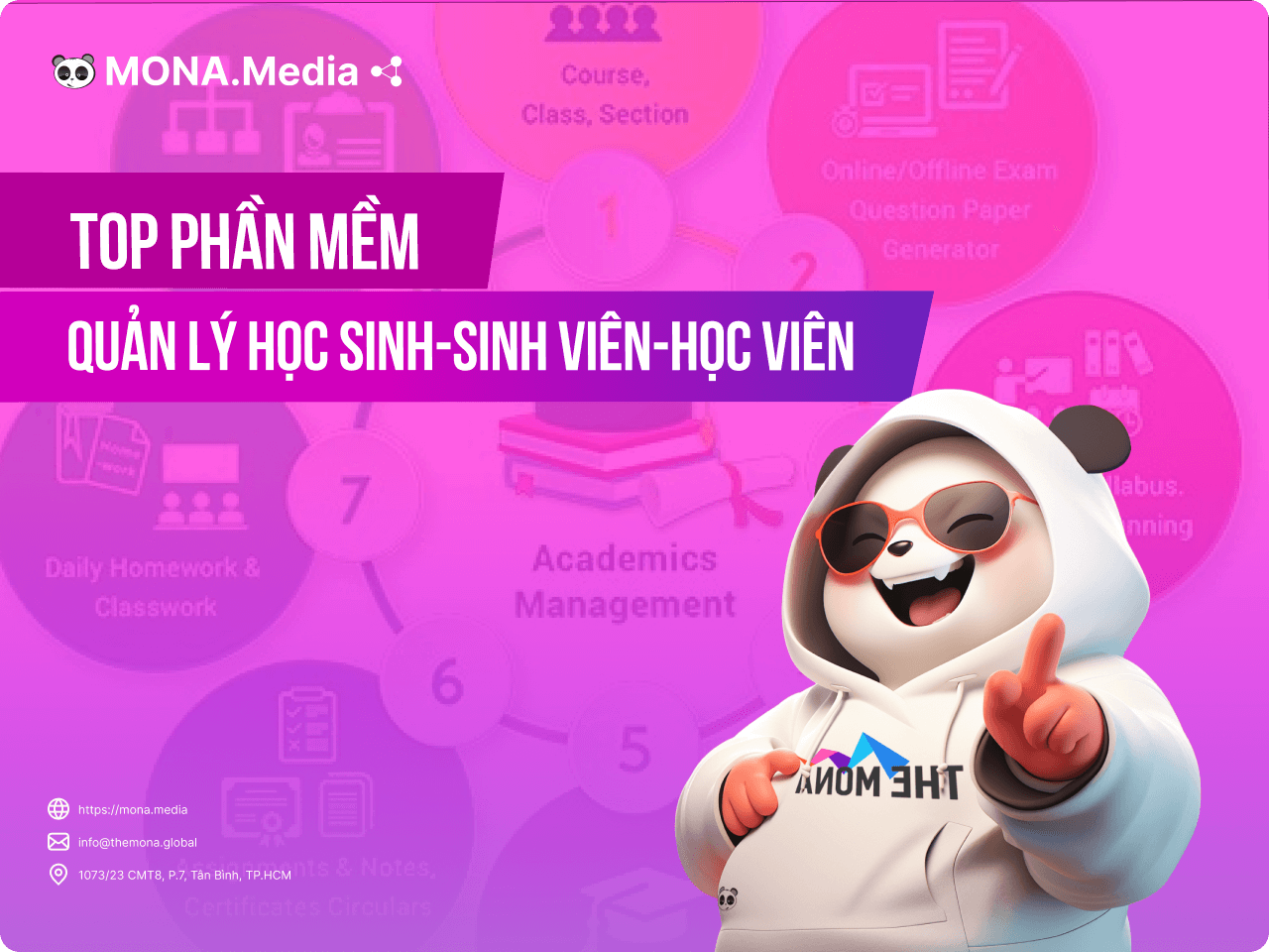 Phần mềm quản lý học sinh - sinh viên - học viên tốt nhất