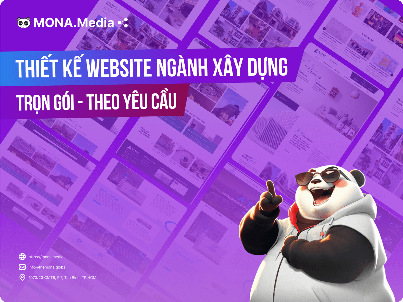 Thiết kế website ngành xây dựng theo yêu cầu, uy tín nhất