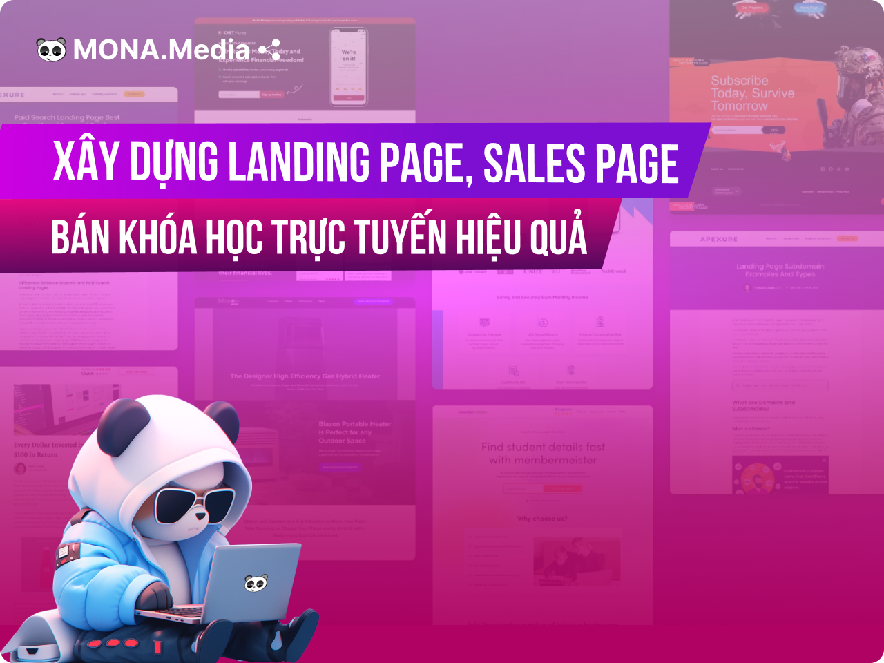 Bí quyết xây dựng landing page, sales page bán khóa học hiệu quả