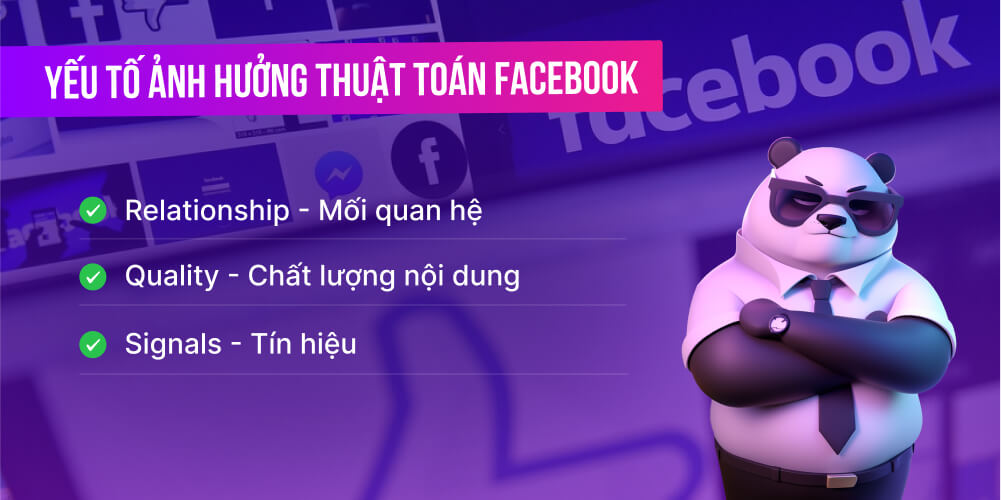 Yếu tố ảnh hưởng đến thuật toán của Facebook