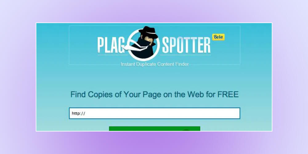 Tool check bài viết chuẩn SEO Plagspotter