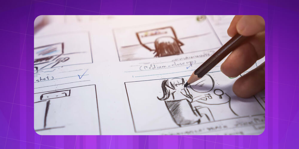 Cách tạo video footage chất lượng khi vẽ storyboard chi tiết