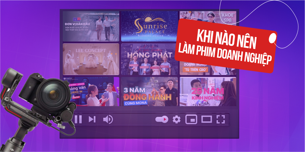 Thời điểm nên sản xuất phim doanh nghiệp