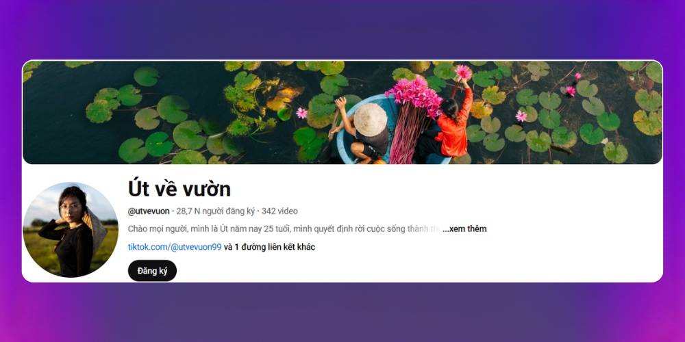 Thiết kế ảnh bìa ấn tượng khi xây kênh YouTube