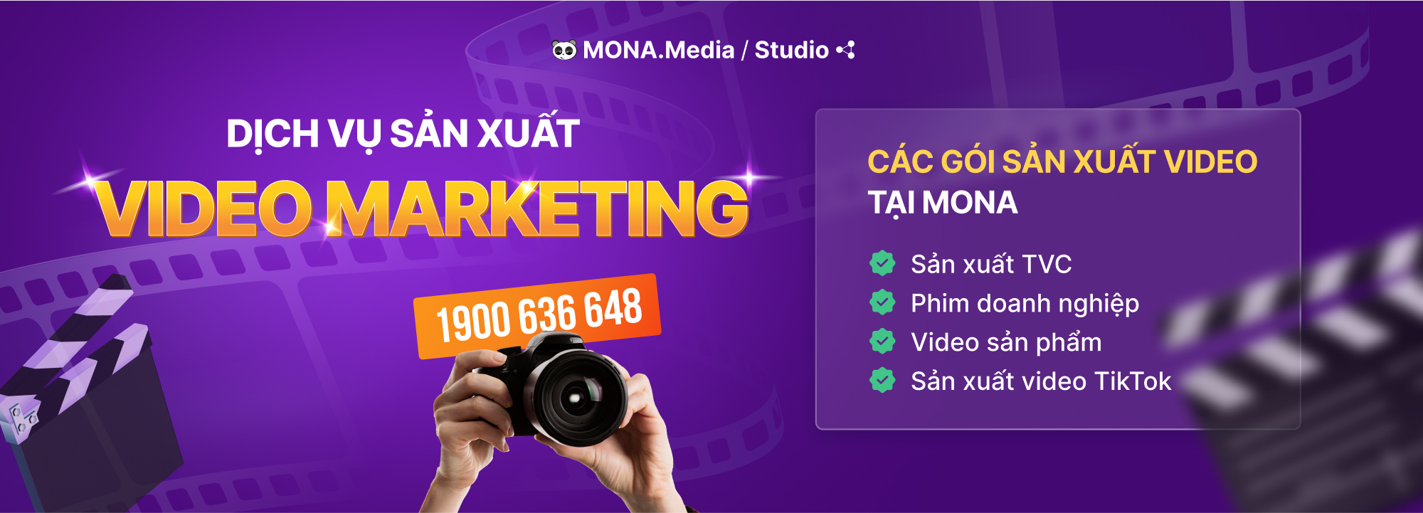 Sản xuất video Marketing tại MONA