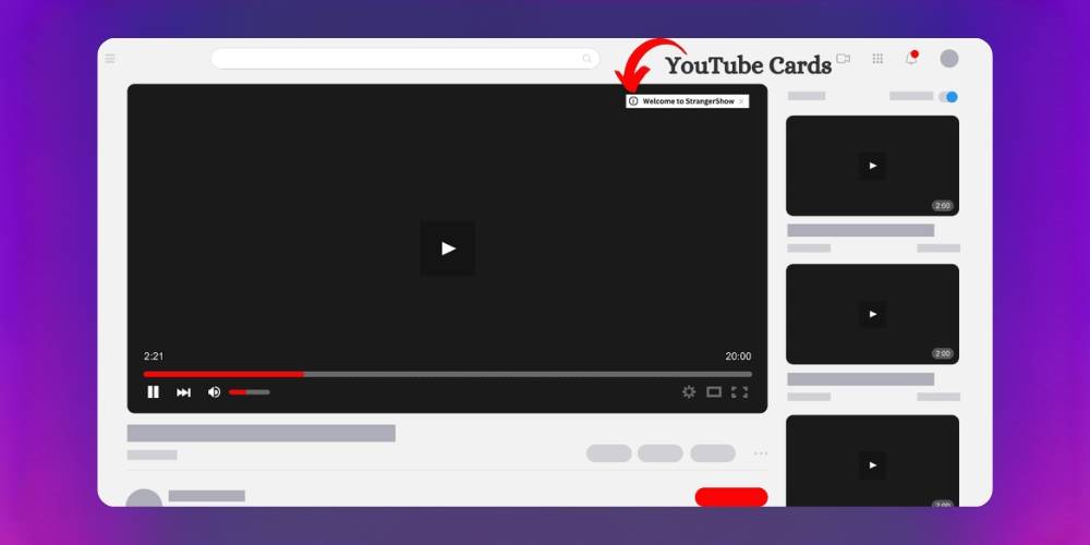 Tối ưu cách dùng thẻ card trong các video Youtube