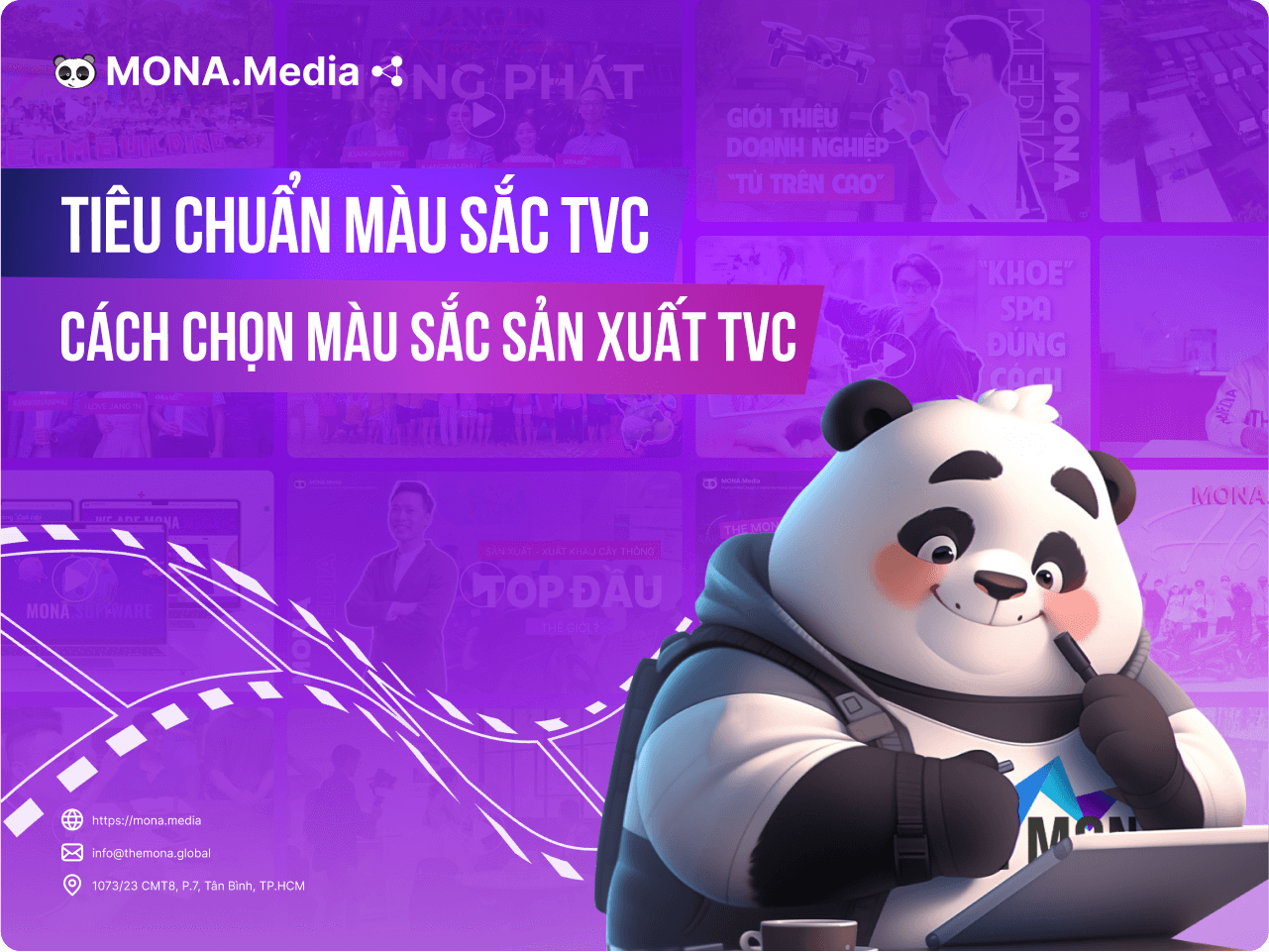 Tiêu chuẩn màu sắc TVC quảng cáo chuyên nghiệp