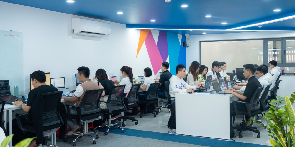 Ảnh chụp profile công ty phòng kinh doanh