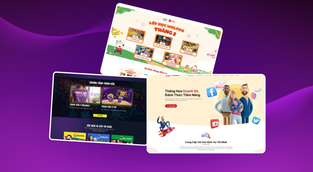 Giao diện website độc quyền