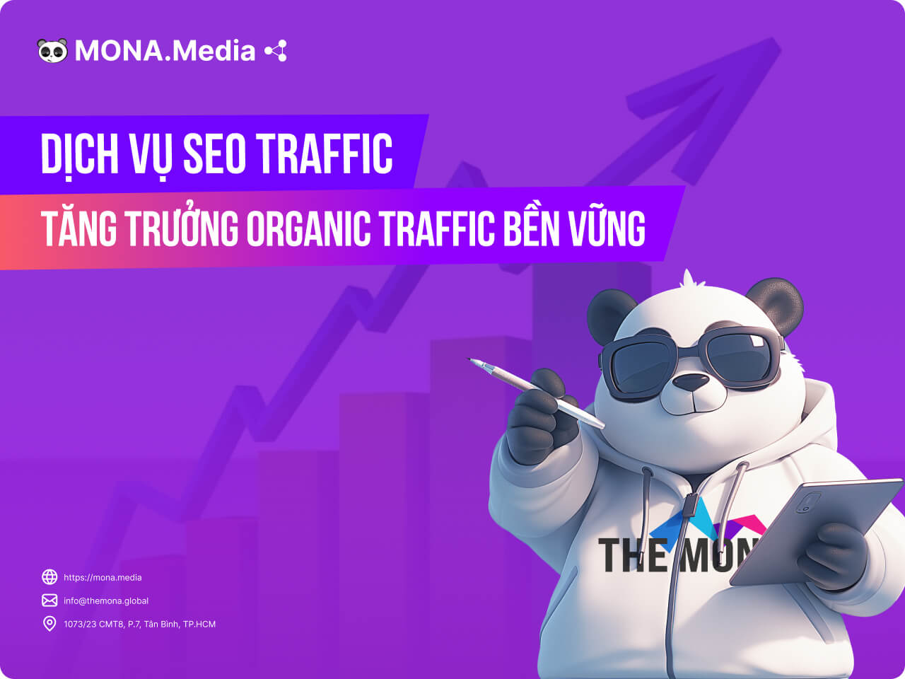 Dịch vụ SEO Traffic tăng trưởng organic traffic website bền vững, hiệu quả