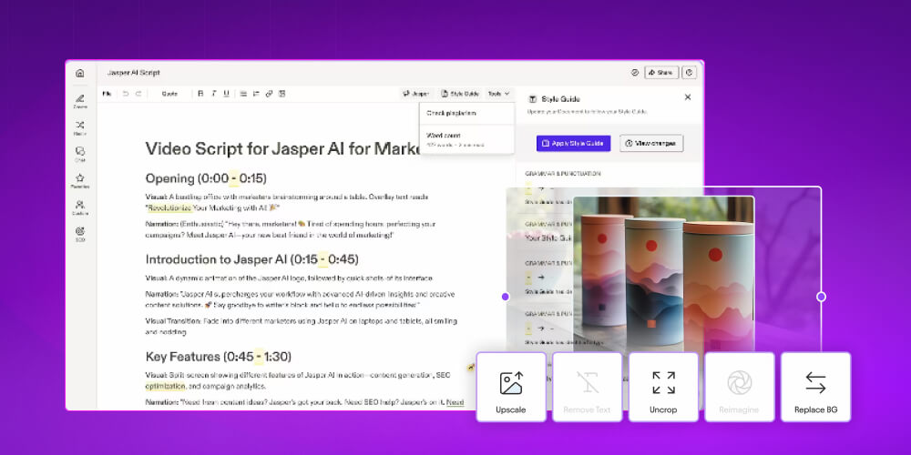 Jasper công cụ SEO bằng AI