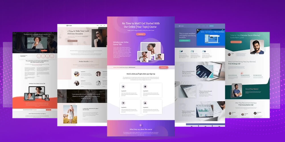 Landing page của website bán hàng