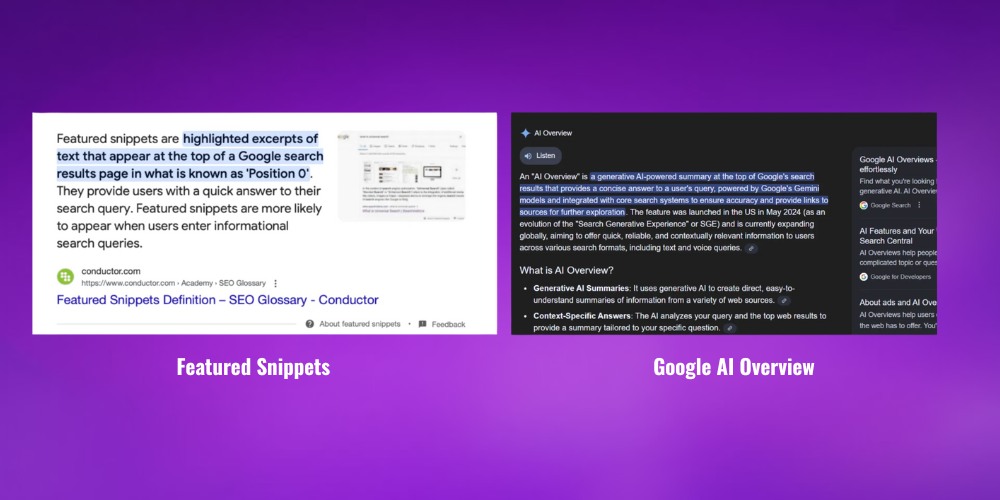 Phân biệt Google Overview và Featured Snippets Phân biệt Google Overview và Featured Snippets