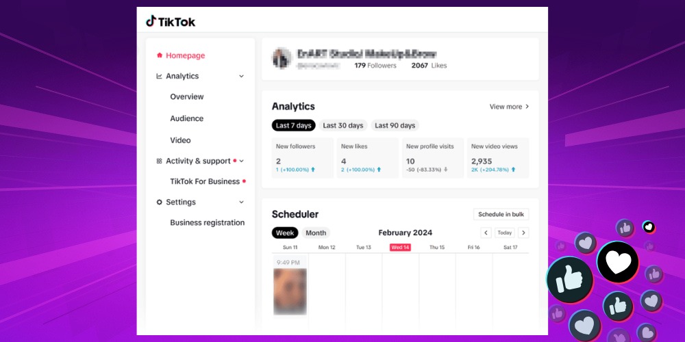 Bước 7 - Phân tích hành vi người dùng bằng công cụ Tiktok Analytics