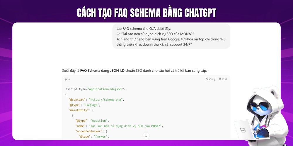 Cách tạo FAQ schema bằng SEO GPT