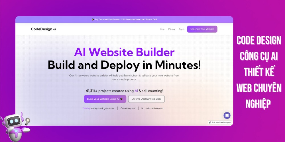 Code Design là công cụ AI thiết kế website chuyên nghiệp Code Design là công cụ AI thiết kế website chuyên nghiệp