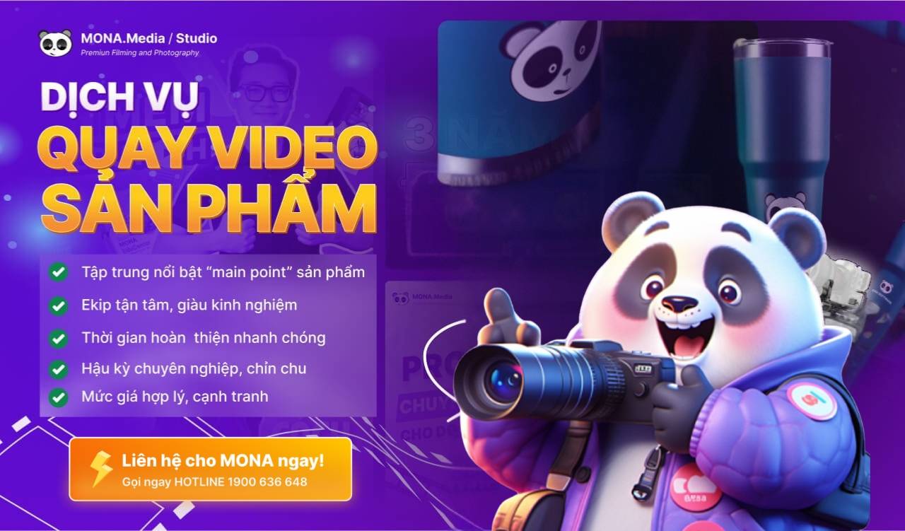 MONA Media chuyên quay video sản phẩm uy tín, chất lượng