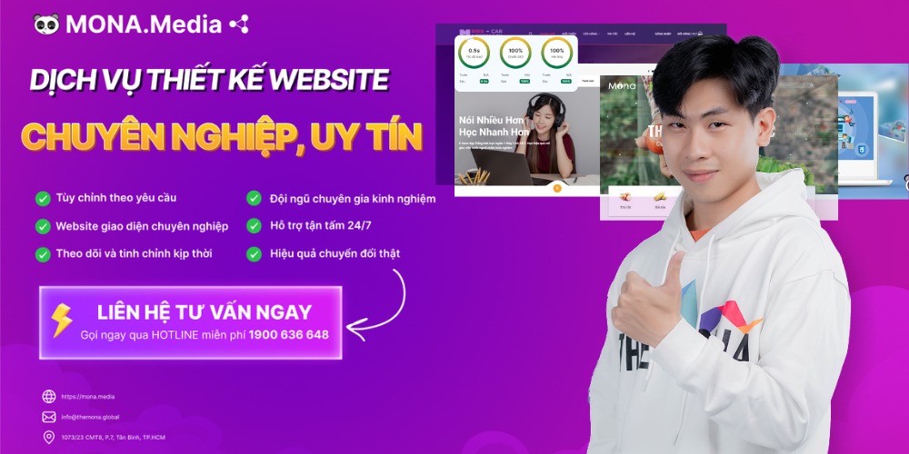 Thiết kế website chuẩn SEO, cải thiện lượt truy cập tại MONA