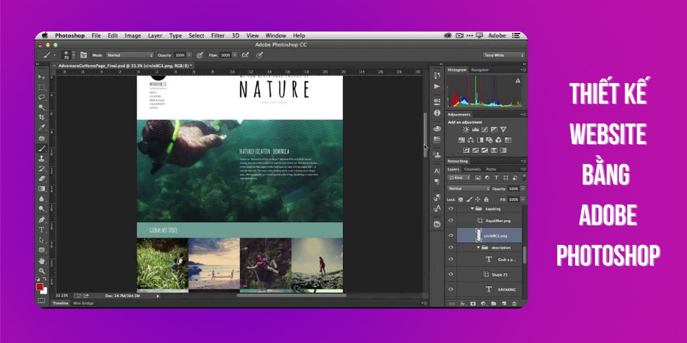 Phần mềm thiết kế giao diện webiste Adobe Photoshop Phần mềm thiết kế giao diện webiste Adobe Photoshop