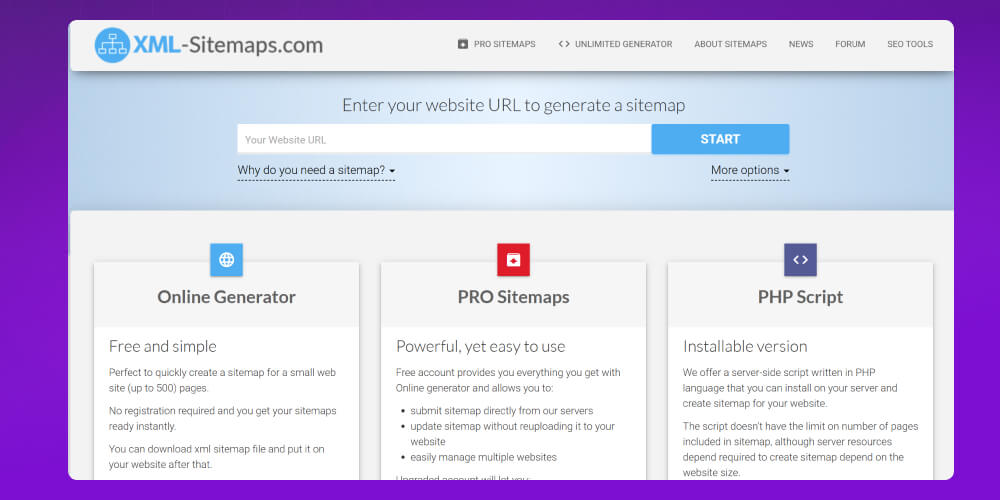 Tệp sitemap XML liệt kê đường dẫn website để Google đọc và lập chỉ mục