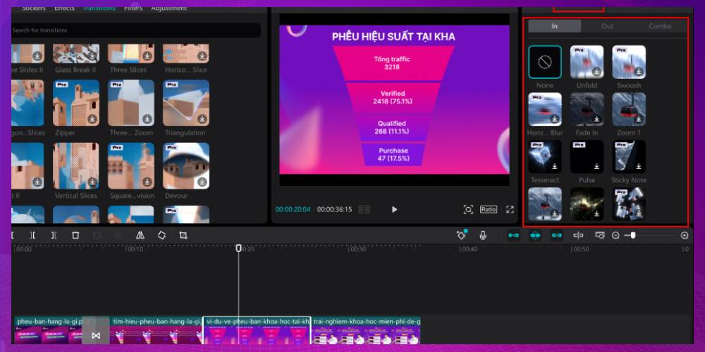 Thêm các hiệu ứng kỹ xảo đẹp mắt khi tạo dựng video
