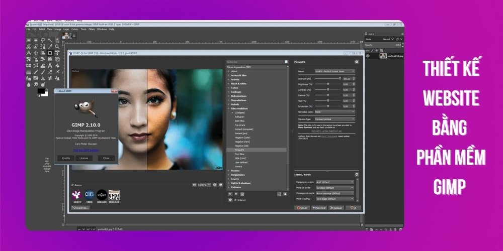 Thiết kế giao diện web bằng phần mềm Gimp Thiết kế giao diện web bằng phần mềm Gimp