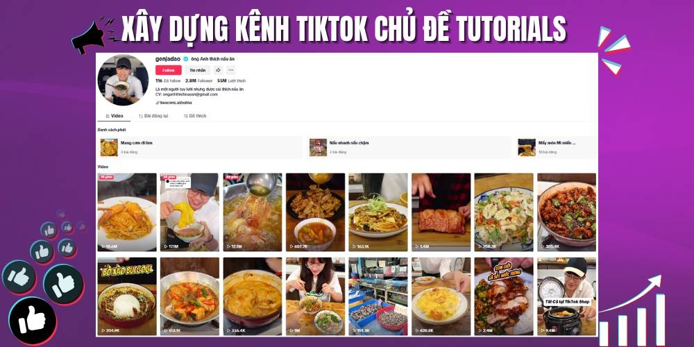 Ý tưởng xây dựng kênh tiktok với chủ đề hướng dẫn