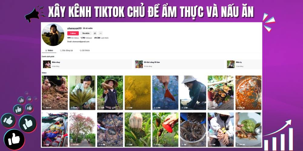 Ẩm thực là chủ đề content xây dựng kênh tiktok tưởng dễ nhưng cần sự đầu tư rất kỹ lưỡng