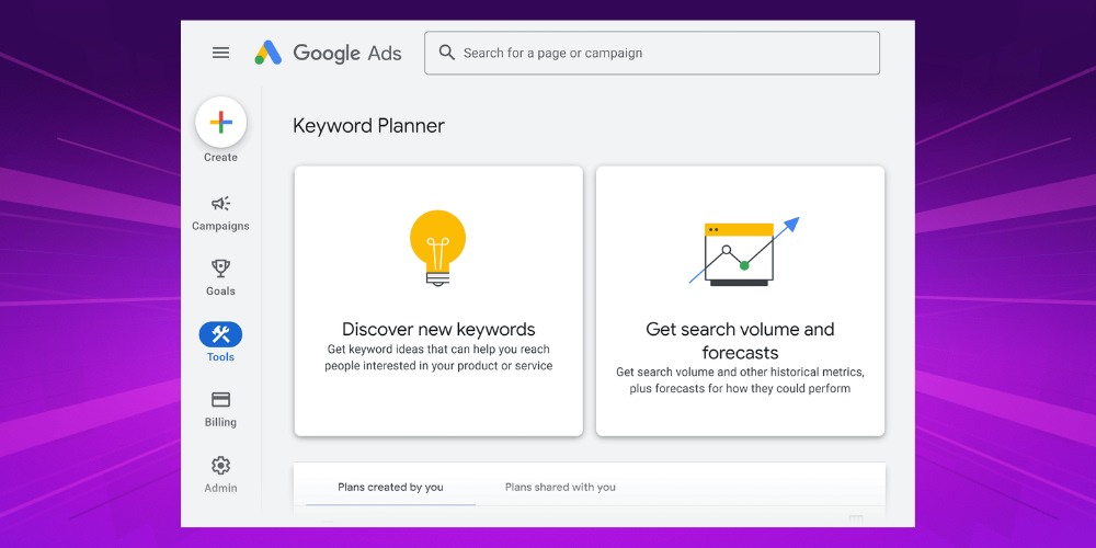 Kiểm tra search volume bằng công cụ Google Keyword Planner