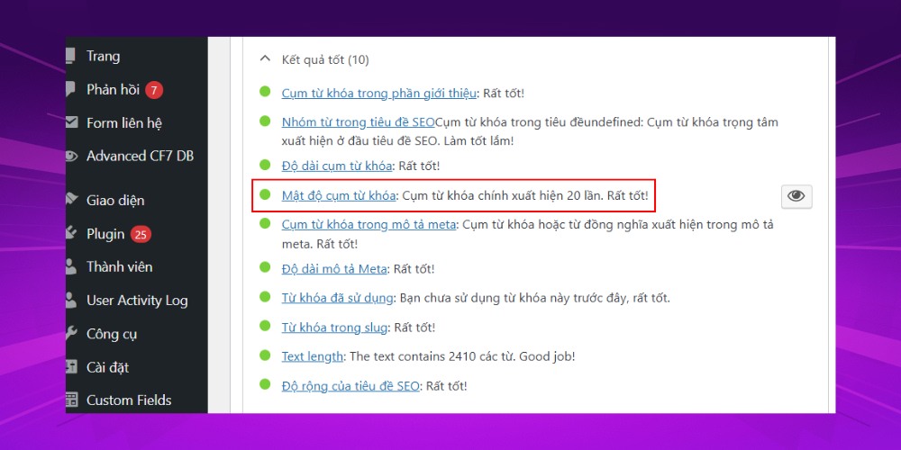 Giữ mật độ từ khóa phù hợp để tránh lỗi keyword stuffing Giữ mật độ từ khóa phù hợp để tránh lỗi keyword stuffing