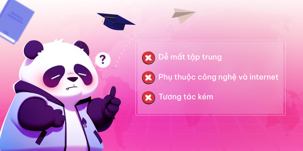 Hạn chế việc học trực tuyến
