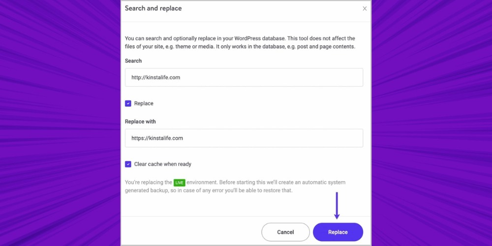 Tìm và thay thế đường dẫn bị lỗi Mixed Content bằng Mykinsta Tìm và thay thế đường dẫn bị lỗi Mixed Content bằng Mykinsta