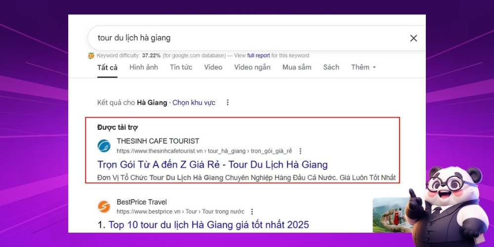 Ưu tiên dùng SEM nếu từ khóa có độ cạnh tranh cao