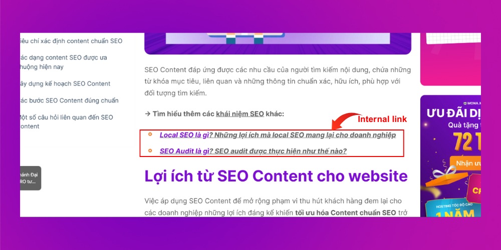 Thêm internal/external link giúp đưa website lên top Thêm internal/external link giúp đưa website lên top