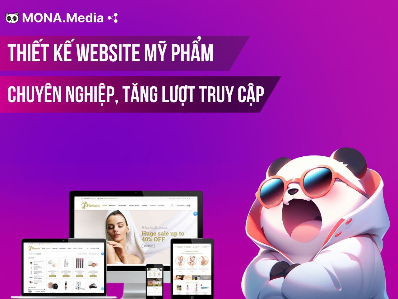 thiết kế website mỹ phẩm