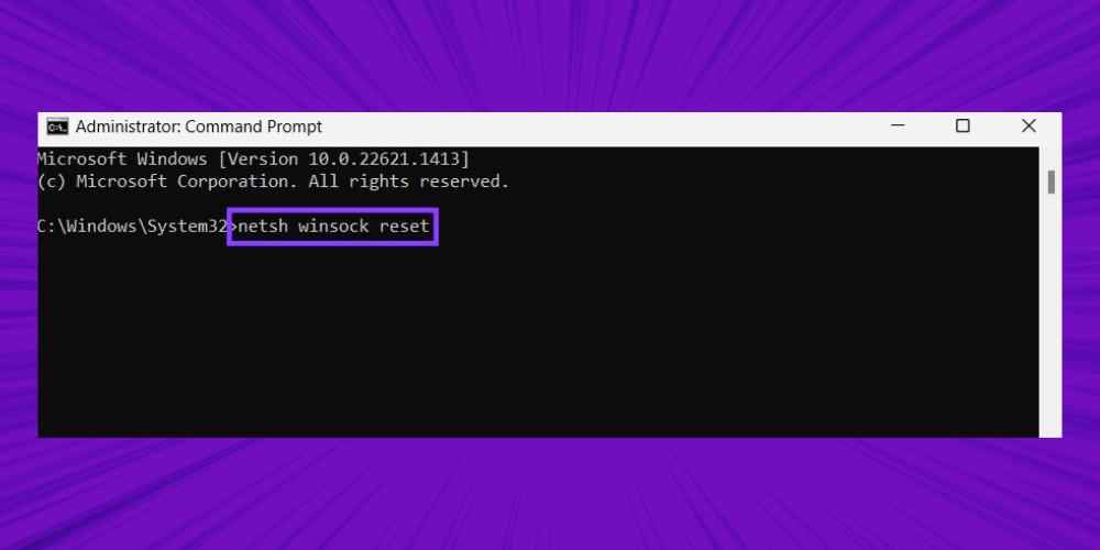 Xóa bộ nhớ DNS bằng cách reset winsock Xóa bộ nhớ DNS bằng cách reset winsock