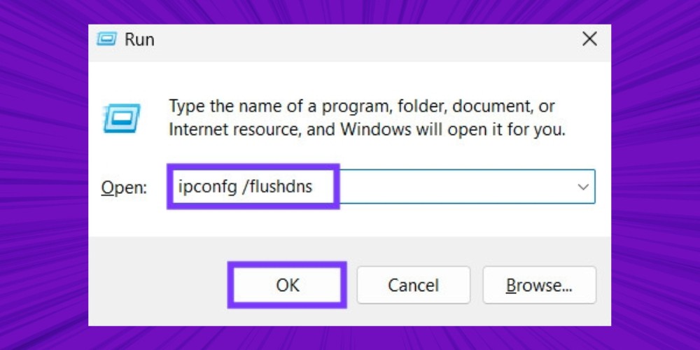 HƯớng dẫn cách xóa bộ nhớ DNS cache bằng hộp thoại Run HƯớng dẫn cách xóa bộ nhớ DNS cache bằng hộp thoại Run