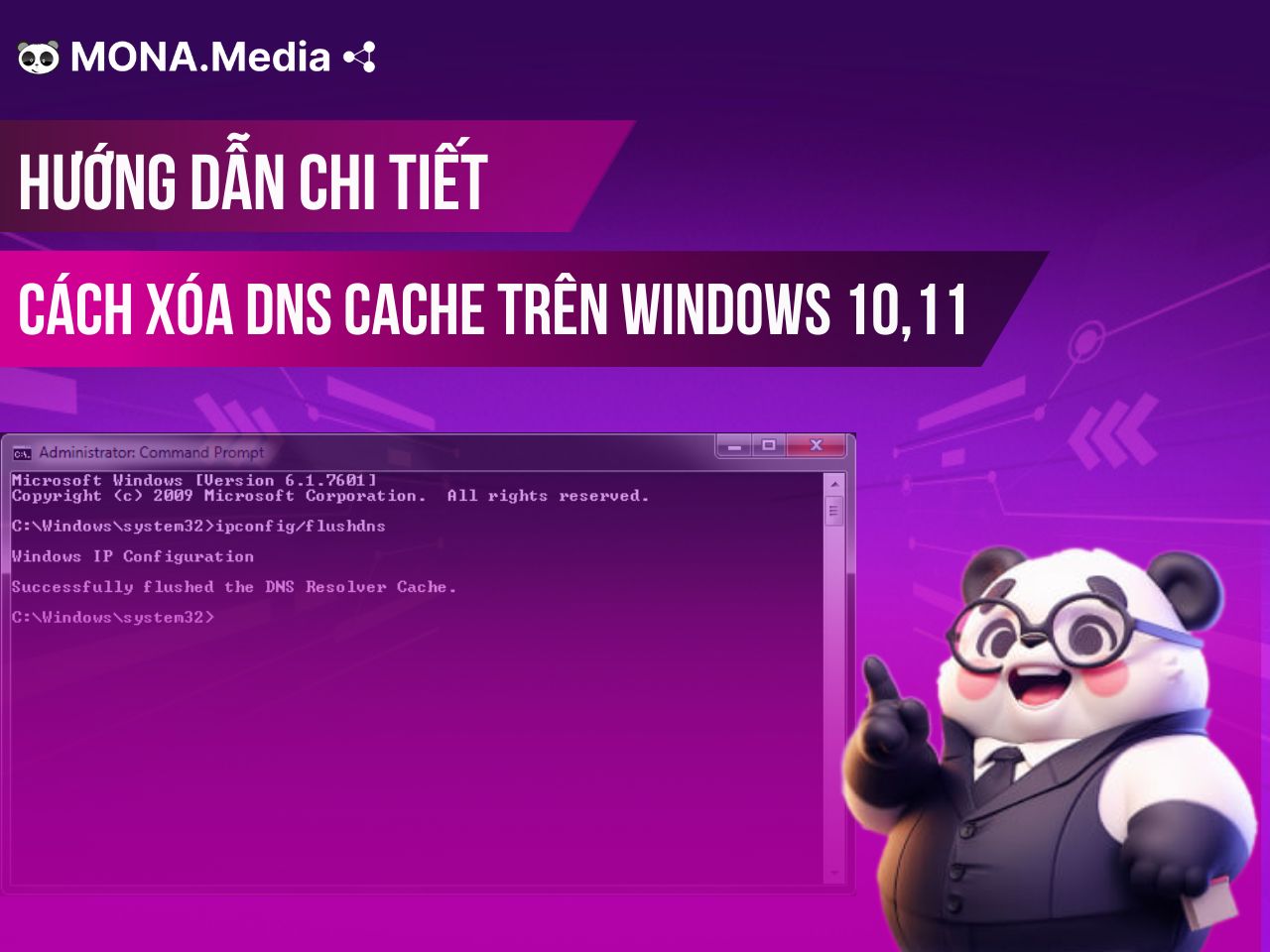 Cách xóa DNS cache